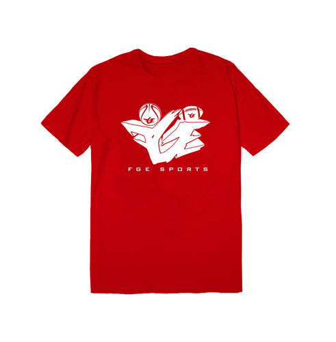 FGE SPORTS TEE (RED/WHITE)